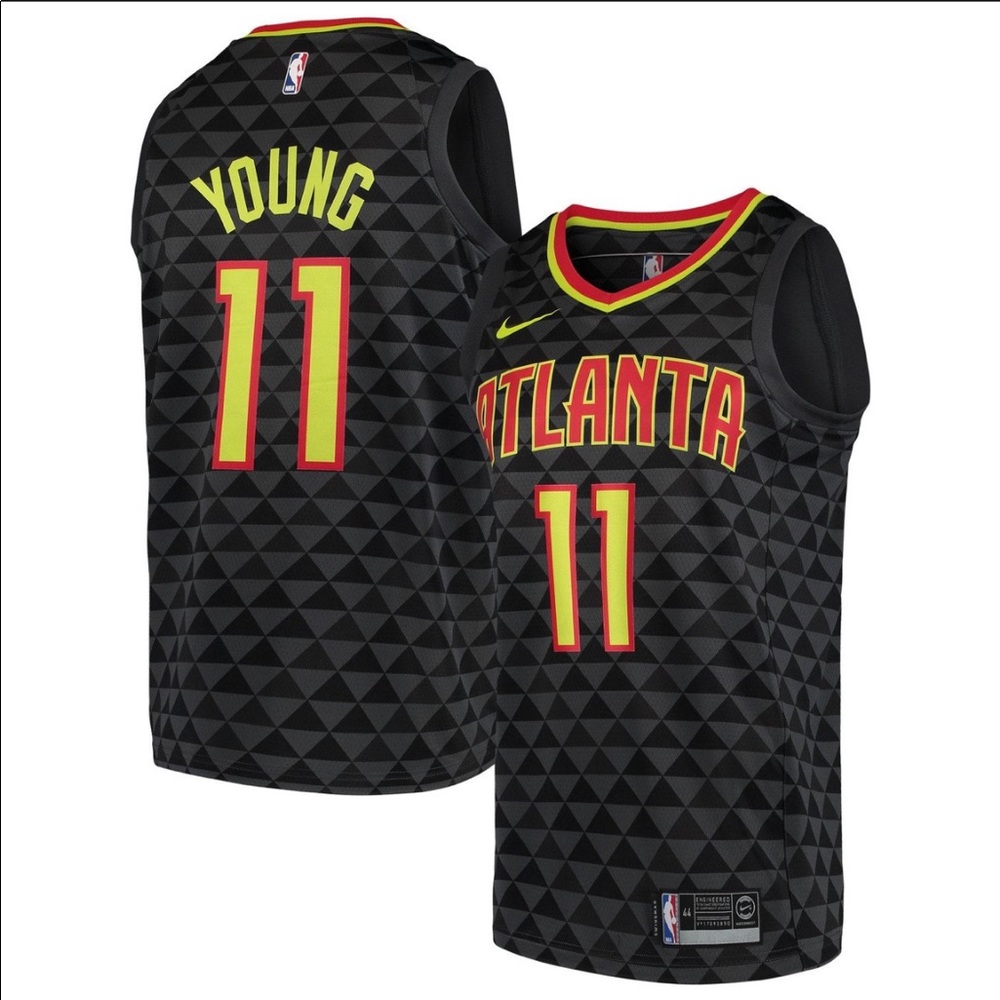 Nike ATLANTA HAWKS ATL Men's Trae Young #11 Swingman Basketball Jersey XL New